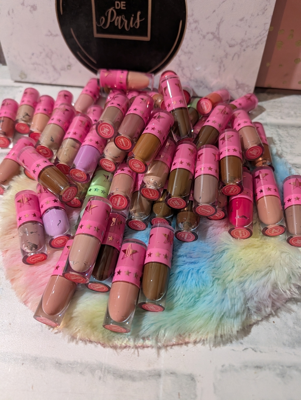 JEFFREY STAR MINI VELOUR LIQUID LIPSTICK COLLECTORS BUNDLE OF 58 - Picture 3 of 15